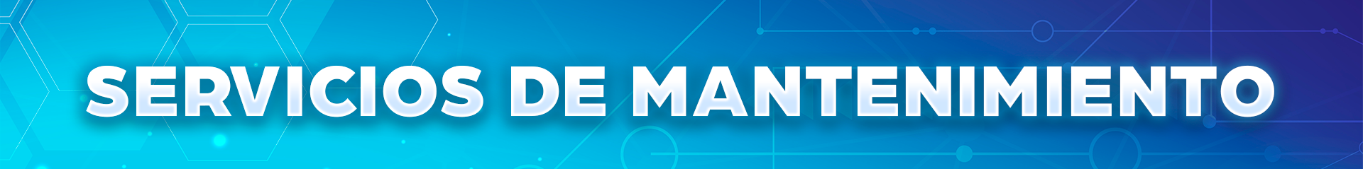Banner de servicios de mantenimiento de ingenieria